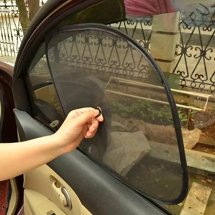 Produktbild ASMI 2 Stück Universelle Auto-Sonnenschutz Schwarz