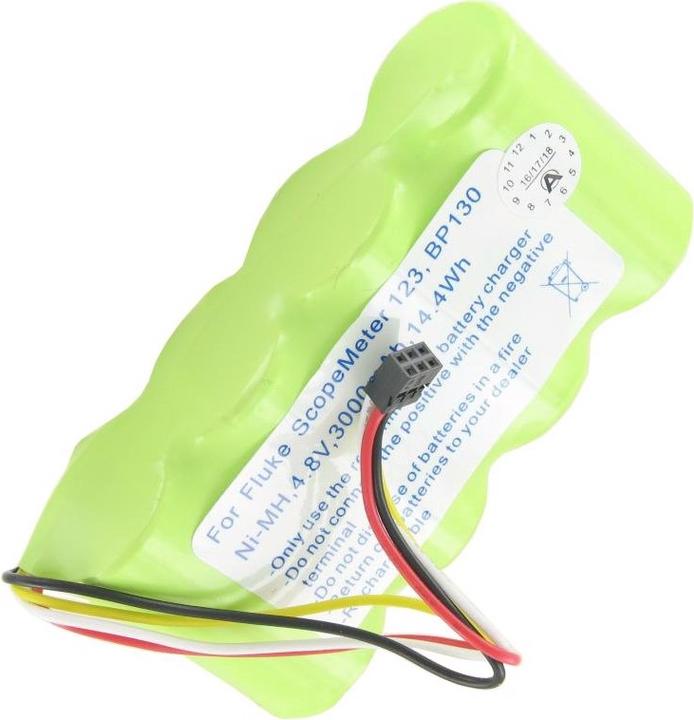 Immagine prodotto AccuCell Batteria per Fluke ScopeMeter 120, 123, 124, BP130