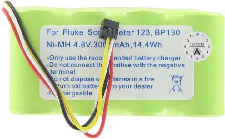 Immagine prodotto AccuCell Batteria per Fluke ScopeMeter 120, 123, 124, BP130