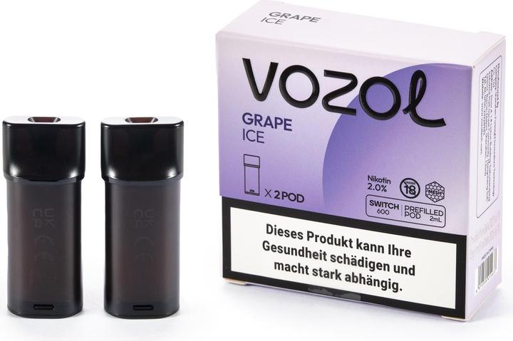 Image du produit Vozol Switch 600 Pod, Grape ICE (Raisin)