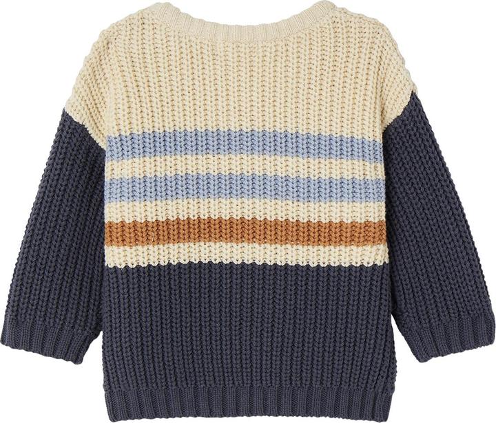 Immagine prodotto Vertbaudet Gestreifter Jungen Baby Pullover mit Knöpfen Oeko-Tex (62)