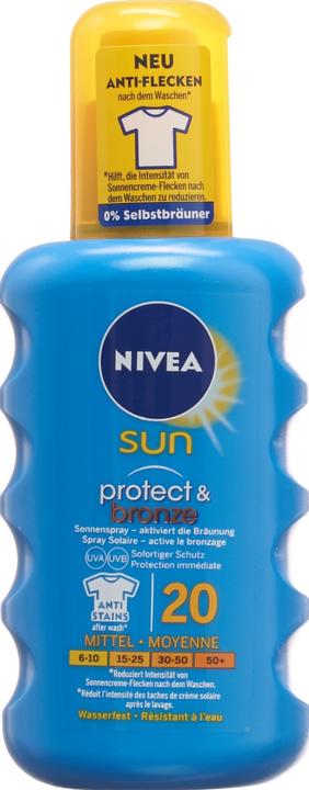 Image du produit NIVEA Protéger & Bronze (Spray solaire, SPF 20, 200 ml)