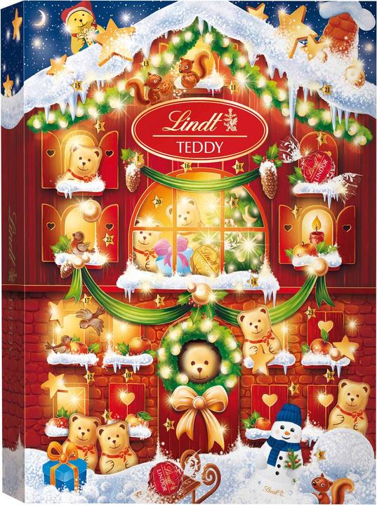 Produktbild Lindt Adventskalender Teddy (172 g)