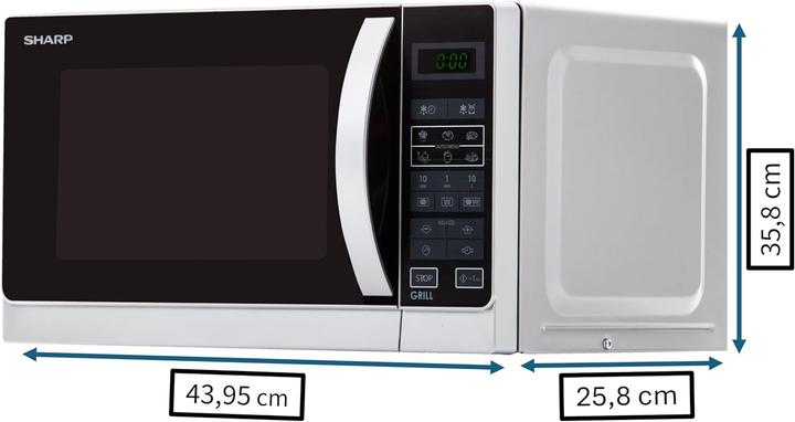 Produktbild Sharp R642INW, Silber (20 l)