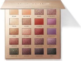 Actual product image Iconic London Desk To Dance Eyeshadow Palette with 20 Shades of Shimmers