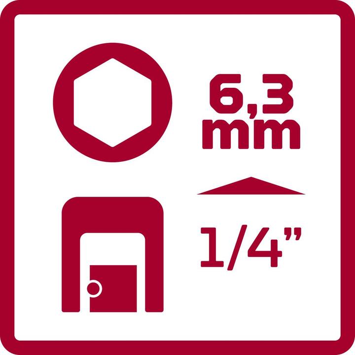 Produktbild Gedore Red red R40120027 2K-Gelenk-Umschaltknarre 1/4 163 mm RSW5° (1/4")