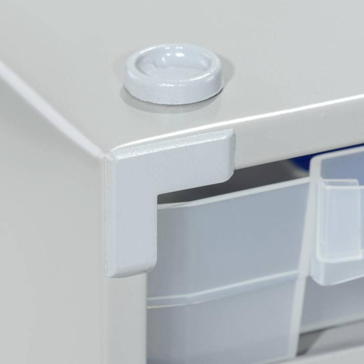 Produktbild Allit Metall-Kleinteilemagazin, HxBxT 565x300x140 mm, 60 Schubladen, 60 Trennstege (14 cm, 56.50 cm)