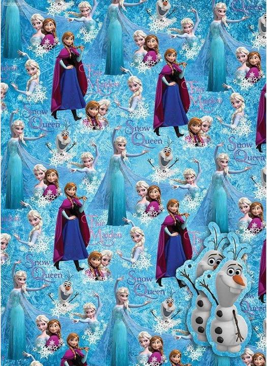 Image du produit Disney Frozen Feuilles d'emballage cadeau (lot de 2) (Papier cadeau, 2 x)