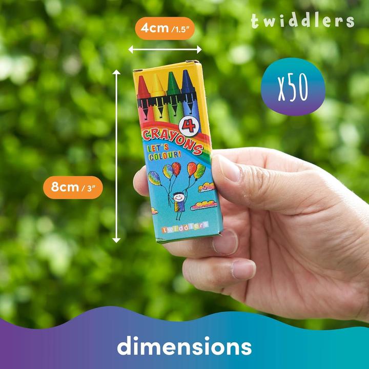 Immagine prodotto The twiddlers Wachsstifte 4er-Set 50 Stück (Multicolore, 50 x)