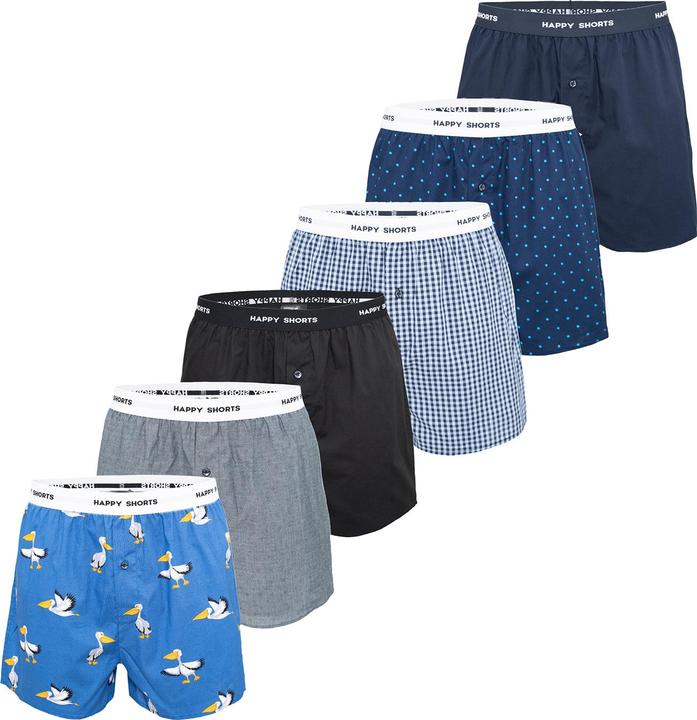 Produktbild Happy shorts Boxer Mix (XXL, 6er Pack)