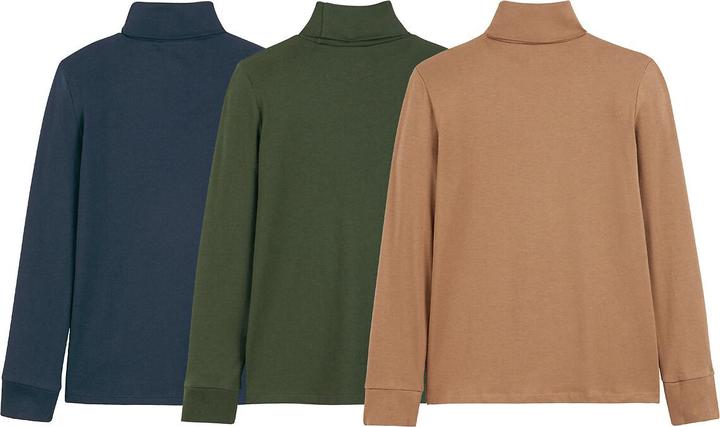 Actual product image La Redoute Collections 3er-Pack Rollkragen-Shirts zum Unterziehen (152)