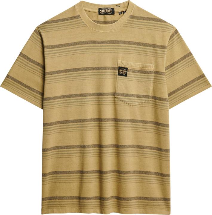 faded cappuccino striped