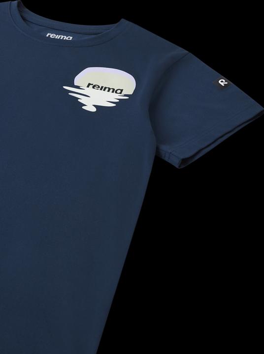 Produktbild Reima Kinder T-Shirt Siirtyy Navy (116)