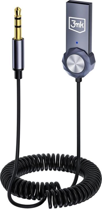 Actual product image 3MK Bezprzewodowy adapter audio Audio Bluetooth Adapter Jack 3.5mm 2w1