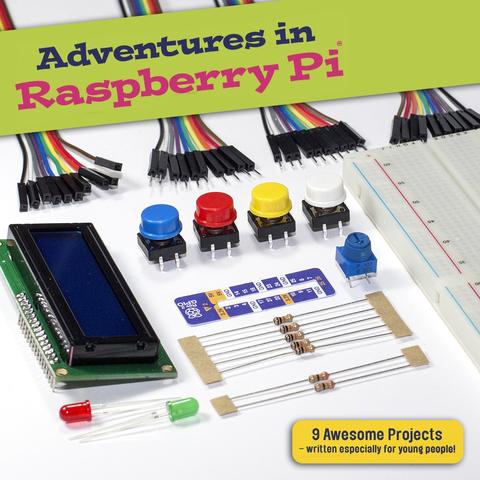 Actual product image Pimoroni Adventures in Raspberry Pi Parts Kit