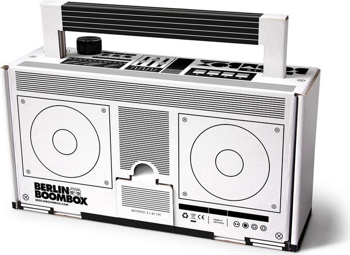 Image du produit Berlin BoomBox Cardboard Soundsystem (Fonctionnement sur piles)