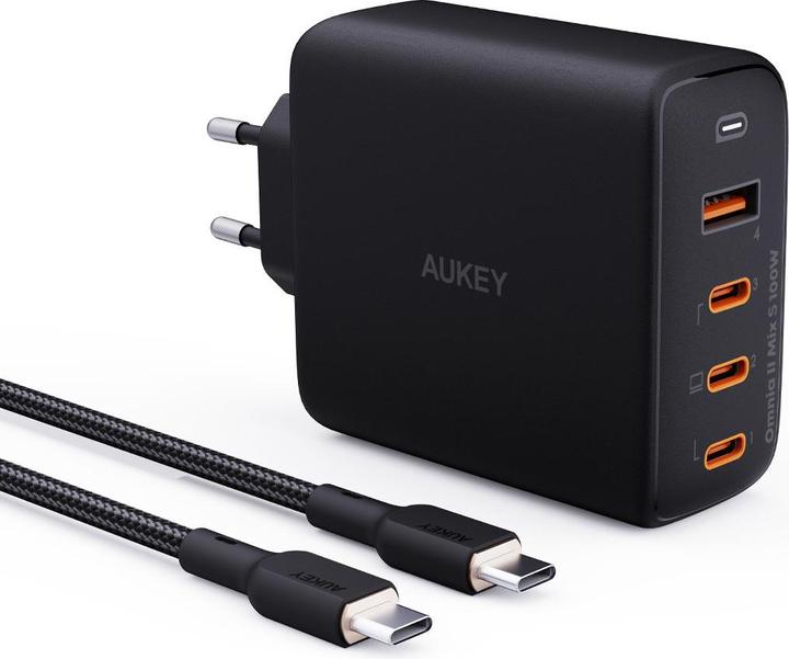 Actual product image Aukey OmniaMix II GaN Bundle (100 W)