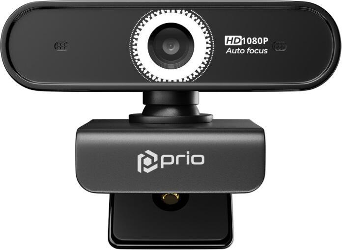 Produktbild prio Full HD 1080P Autofokus Webcam schwarz (2.07 Mpx)