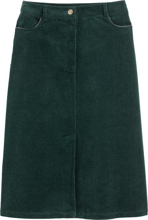 Actual product image Anne Weyburn Velvet flared skirt (46)