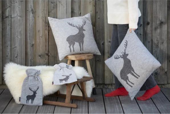 Actual product image David Fussenegger Hot water bottle deer structure.985297O7 (2 l)