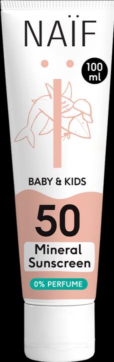Naïf Mineralisches Sonnenschutzspray (Sonnenlotion, SPF 50, 100 ml, 162 g)