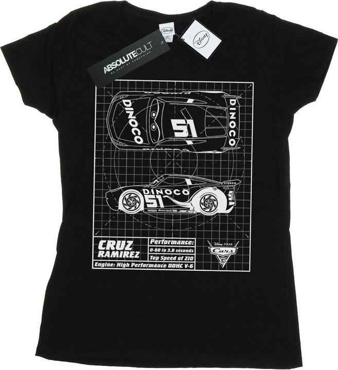 Disney Cars Cruz Ramirez Blueprint TShirt (L)