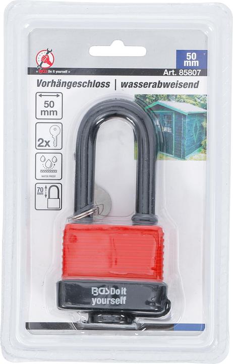 Productafbeelding BGS Hangslot | hoge beugel | 50 mm | waterafstotend