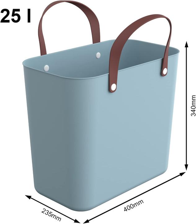 Actual product image Rotho Set of 2 Shopping Basket, Turquoise