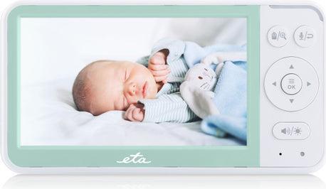 Productafbeelding ETA | Babyfoon | 530690000 MIMI | Flexibele camera | Wit/Groen (Video & Audio, 50 m)