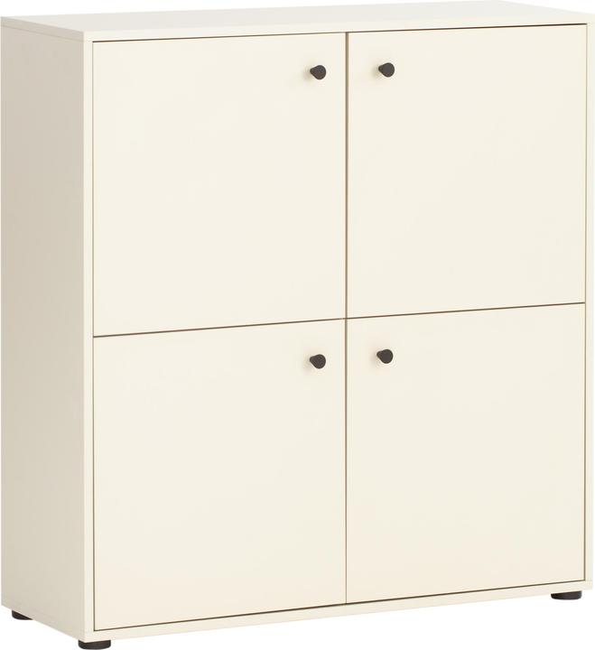 Actual product image Schildmeyer Lovund highboard cream beige (98 x 33 x 102 cm)