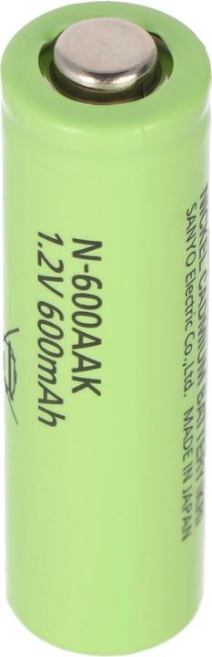 Immagine prodotto Panasonic Akku Sanyo N-600AAK, N-600AAK Mignon AA NiCd (1 pz., AA, 600 mAh)