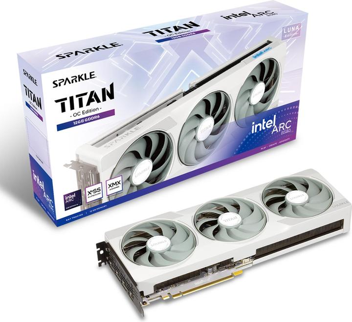Actual product image Sparkle Arc B580 Titan Luna OC (12 GB)