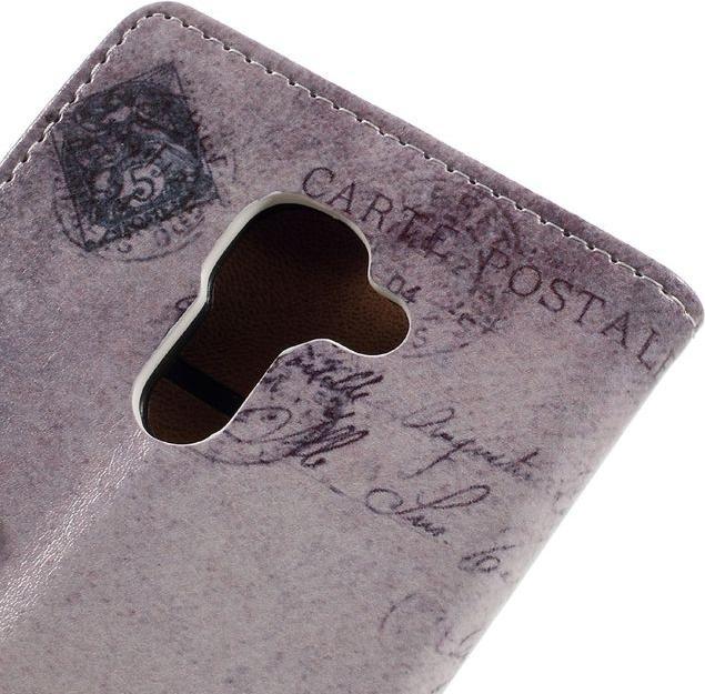 Image du produit MU Style Etui en cuir avec drapeau anglais et chat (DTEK60)