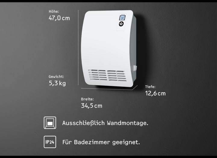 Productafbeelding Stiebel Eltron Snelverwarmer CK 20 Premium, 2kW voor ca. 25 m², VDE-getest, LC-display, timer, stille modus (2000 W)