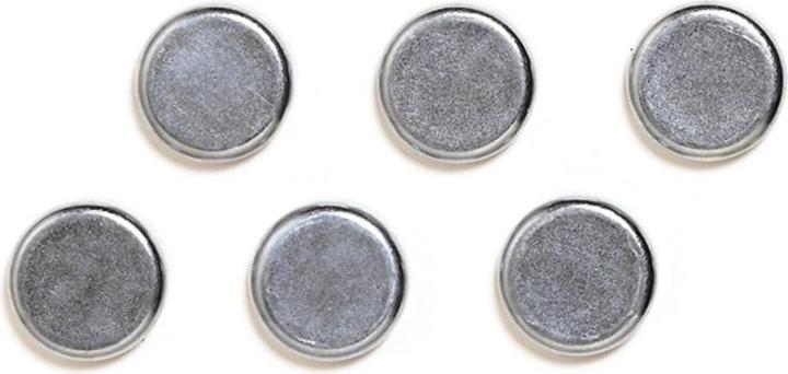 Franken Magnet rund mit Chromkappe extra stark (2 x)
