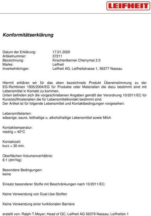 Produktbild Leifheit Kirschentkerner