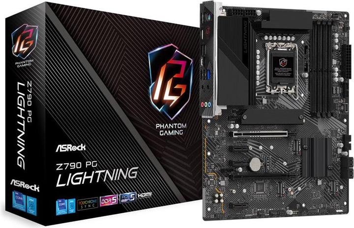 Productafbeelding AsRock Z790 Phantom Gaming Lightning (LGA 1700, Intel Z790, ATX)
