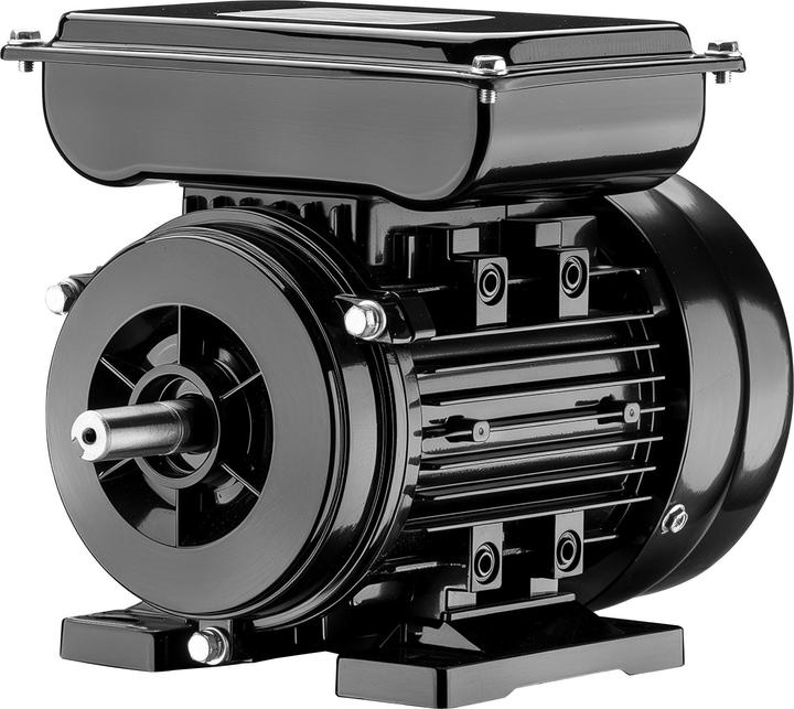 Wiltec Elektromotor 1-phasig 4-polig Elektro Motor 0,75kW Einphasenmotor Motor
