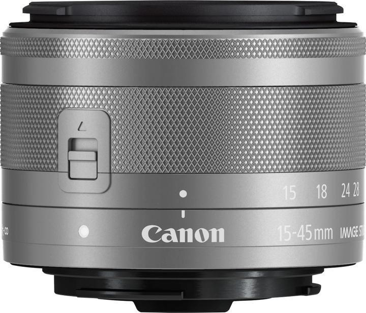 Immagine prodotto Canon EF-M 15-45mm f/3.5-6.3 IS STM Argento (Canon EF-M, APS-C / DX)