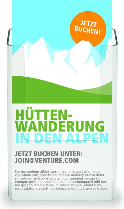 Image du produit Deflecto Porte-brochures sur pied / mural (DL)