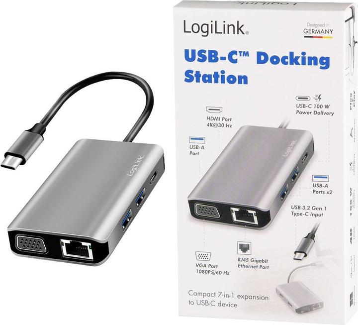 Produktbild LogiLink UA0410 (USB-C, 7 Ports)