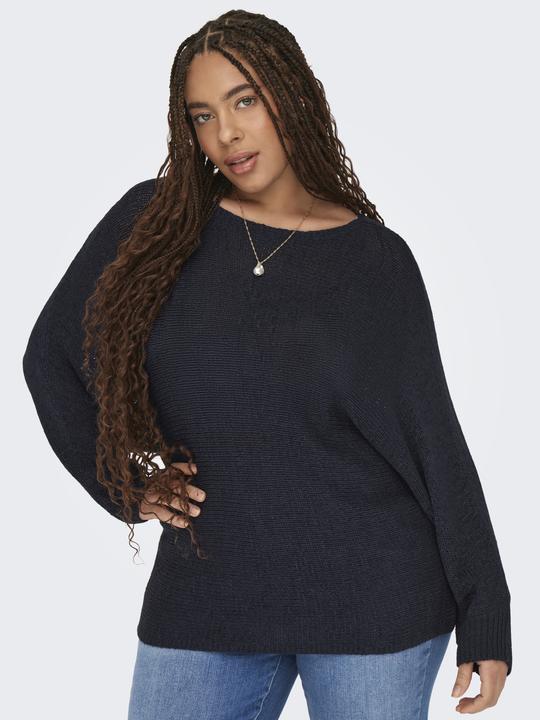 Produktbild Only Knit Fit Rundhals Plus Gerippte Ärmelbündchen Pullover Strickpullover (M)