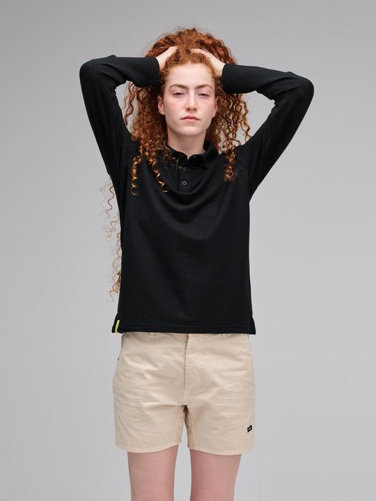 Actual product image Mover Plastic Free Sportswear Long Sleeve Merino Polo (L)