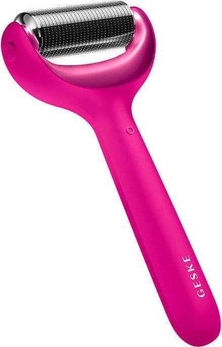 Actual product image Konjac Sponge Roller do mezoterapii igłowej twarzy i ciała 8w1 Geske z Aplikacja (magenta)