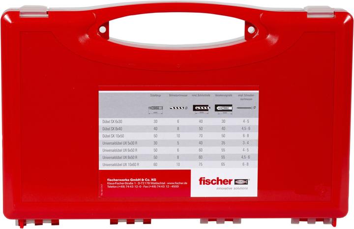 Actual product image Fischer UX/SX assortment box (290 pcs.)