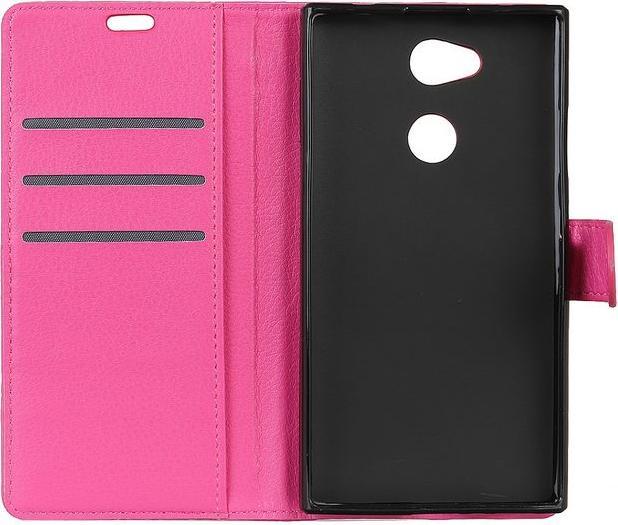 Produktbild MU Classic Bookcover Hülle mit Litchitextur (Sony Xperia L2)