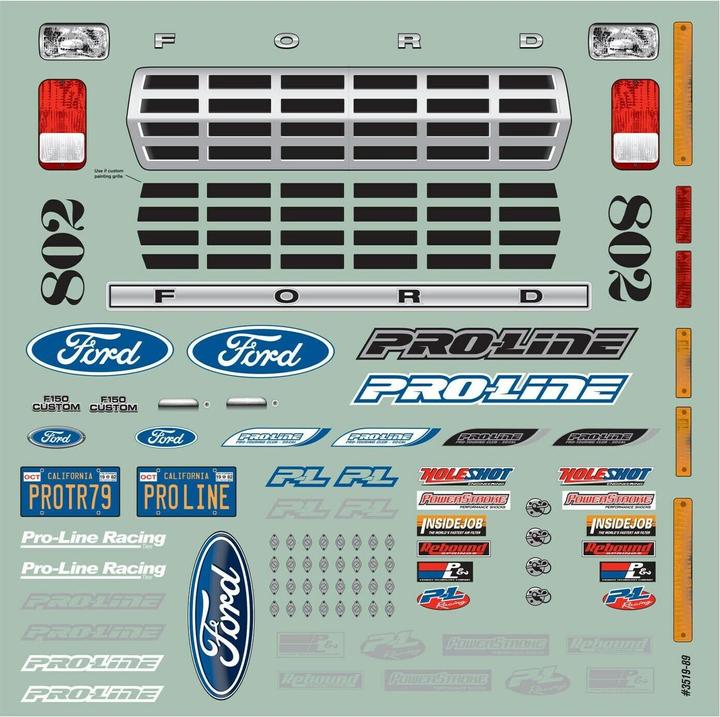 Image du produit Proline Carrosserie Ford F-150 1979 Race Truck non peinte, 1:10