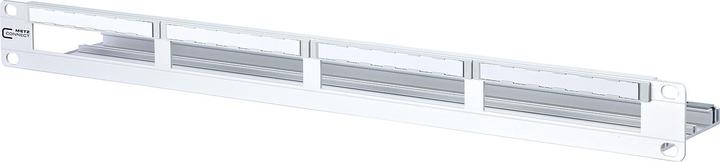 Actual product image Metz Connect BTR Modultraeger 48,3cm 19Z 1HE alu-elox f. 4 6fach Module 1HE f. vier 6fach Module 1HE Sichtfens...