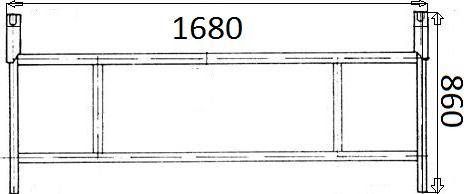Produktbild Nenurodyta RUSZTOWANIE TYPU WARSZASKIEGO 168 cm