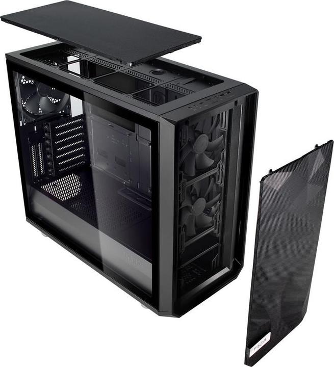 Produktbild Fractal Meshify S2 Black - TG (ATX, mATX, Mini-ITX, E-ATX)
